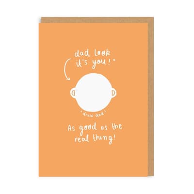Ohh Deer Draw Dad Greetings Card
