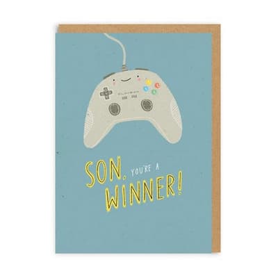 Ohh Deer Son You`re A Winner Greeting Card