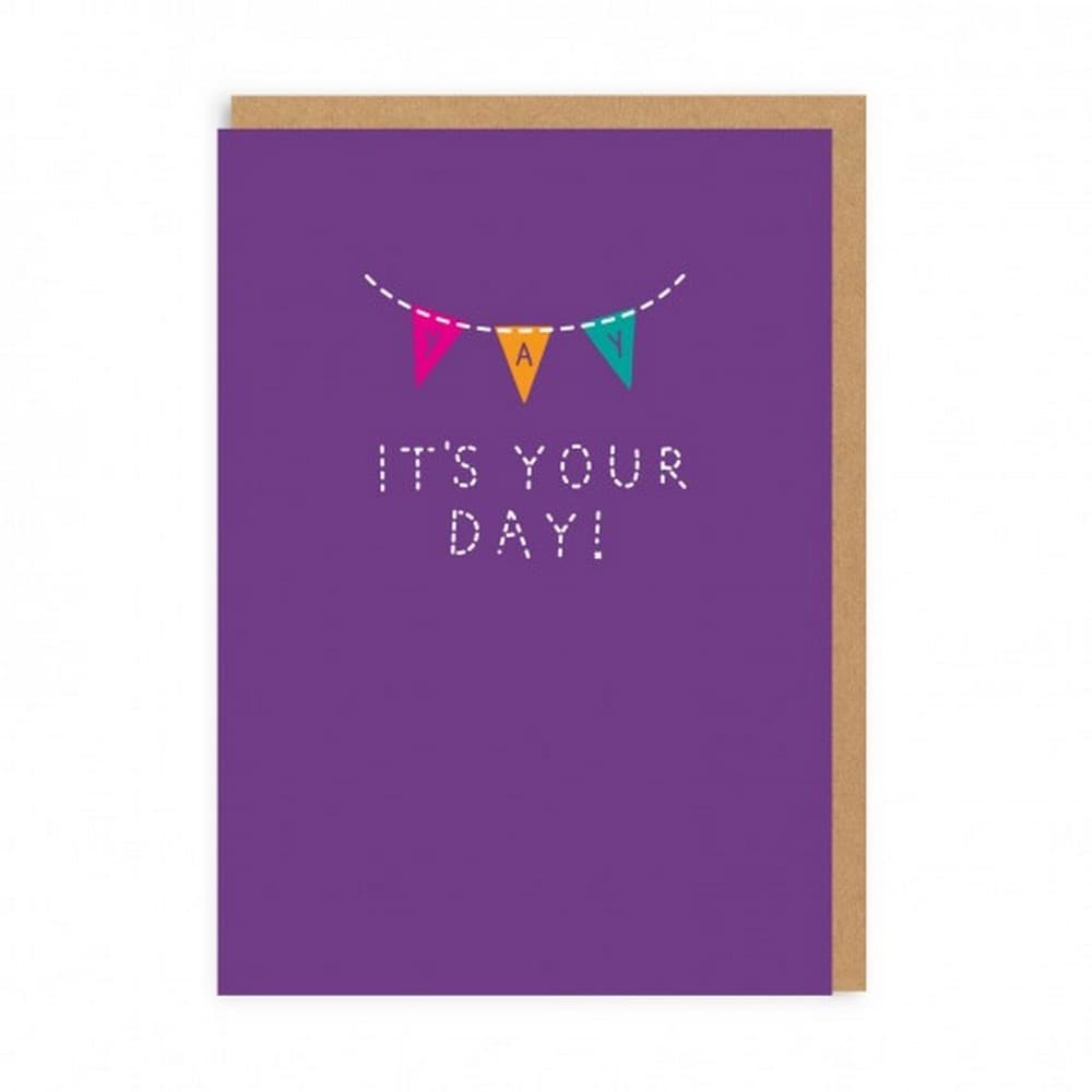 Ohh Deer Yay It´s Your Day Sew Greeting Card