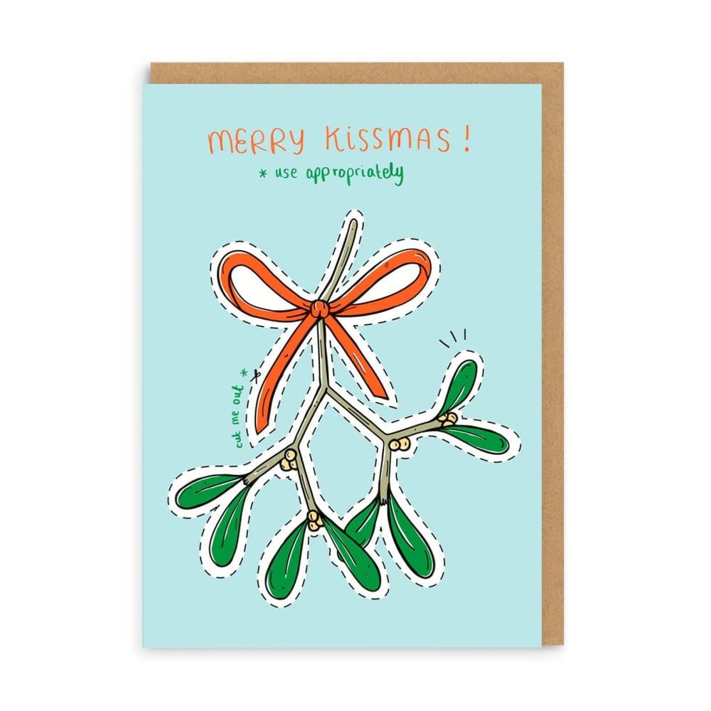 Ohh Deer Merry Kissmas Greeting Card