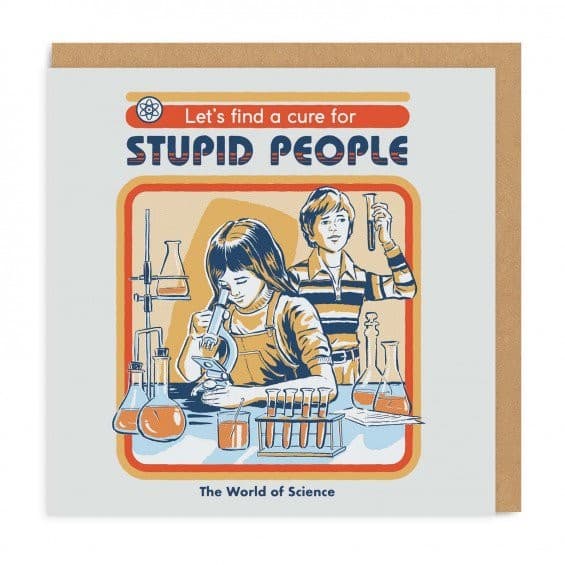 Ohh Deer Stupid People Greeting Card