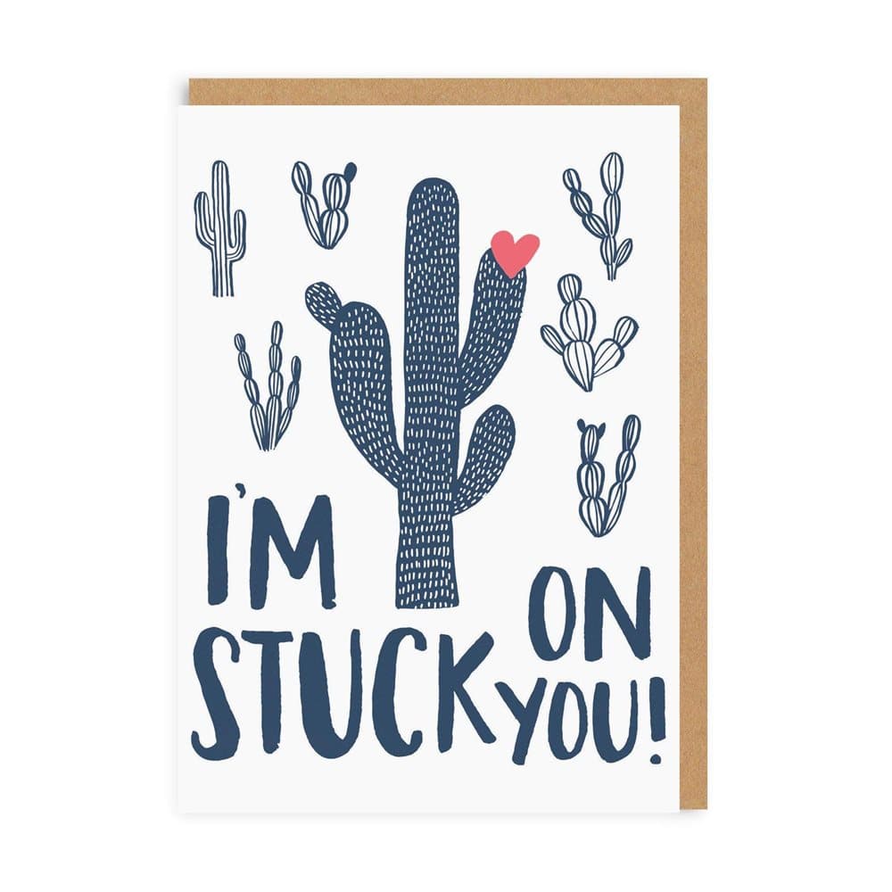 Ohh Deer Im Stuck On You Greetings Card