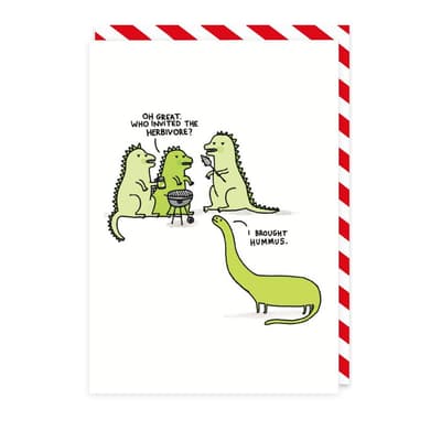Ohh Deer Herbivore Greeting Card