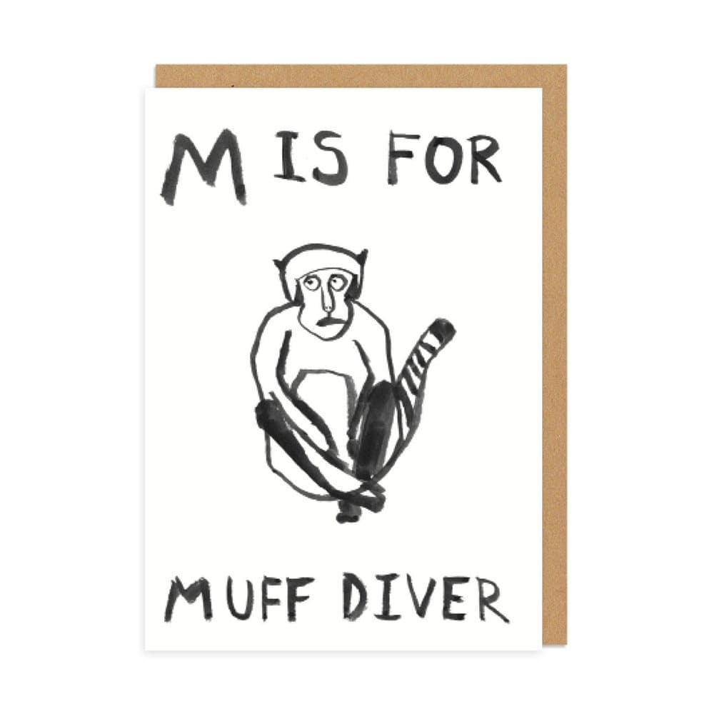 Ohh Deer M Is For Greeting Card