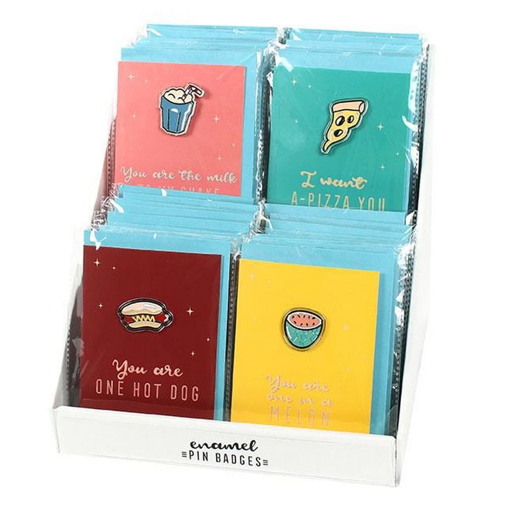 Something Different Nevada Nights Cards With Enamel Pin Badges (Set Of 32)