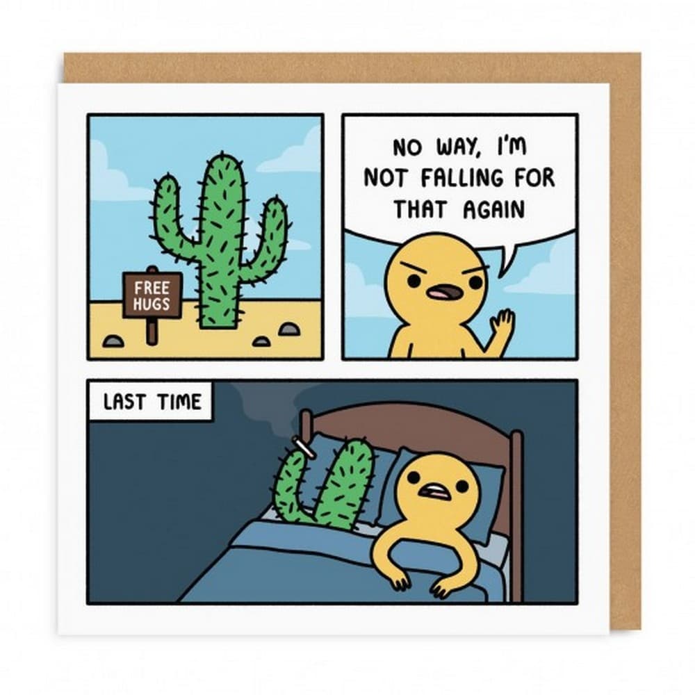 Ohh Deer Not Falling For That Again Greeting Card