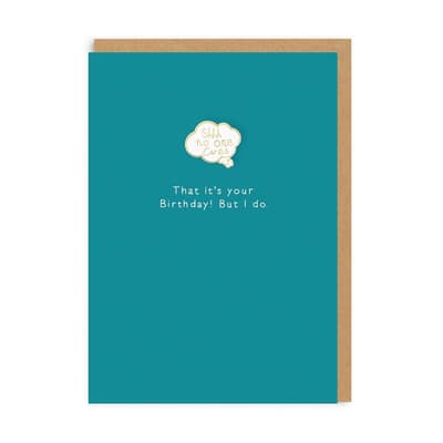 Ohh Deer Shh No One Cares Enamel Pin Greeting Card