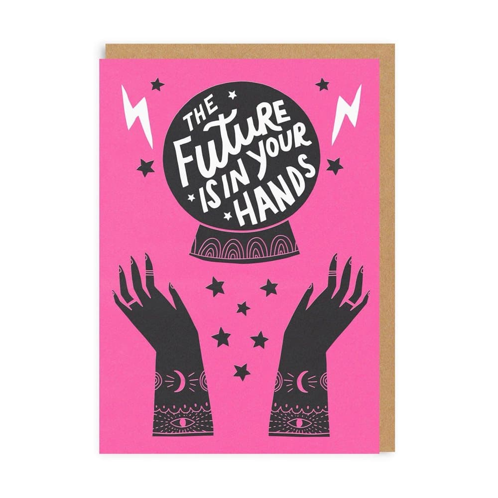 Ohh Deer The Future Is In Your Hands Greetings Card