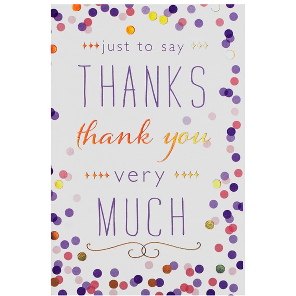 Simon Elvin Thank You Cards (Pack Of 24)