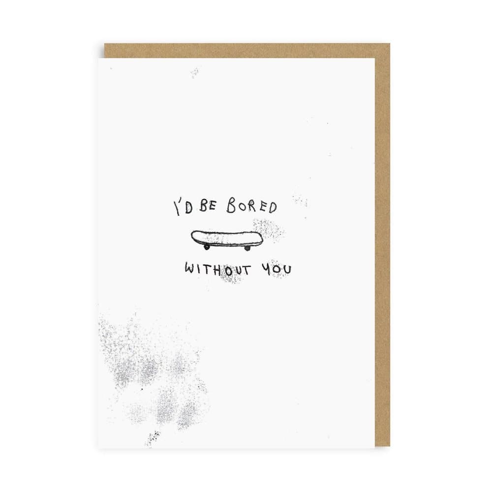 Ohh Deer Id Be Bored Greetings Card
