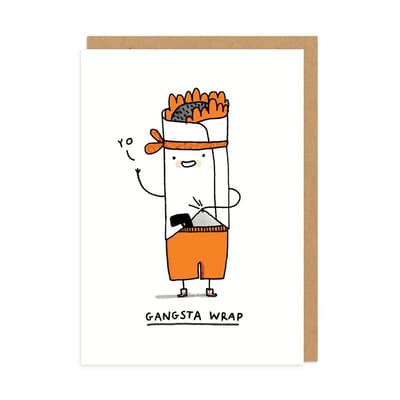 Ohh Deer Gangsta Wrap gratulationskort