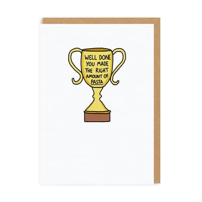 Ohh Deer Rätt mängd pasta gratulationskort