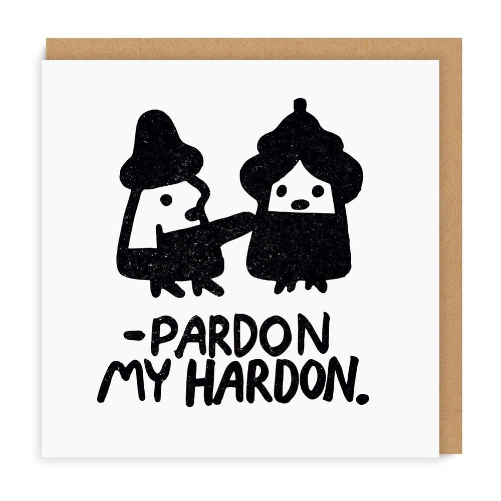 Ohh Deer Pardon My Hardon Square Greeting Card
