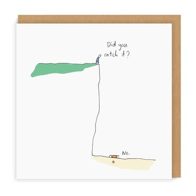 Ohh Deer Did You Catch It Square Greeting Card