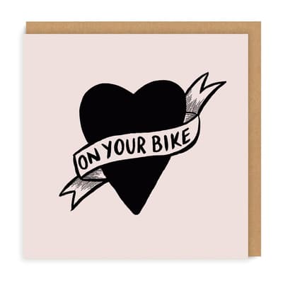 Ohh Deer On Your Bike Square Greeting Card