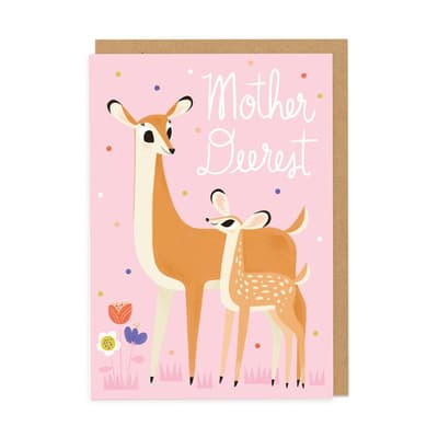 Ohh Deer Mother Deerest Greeting Card