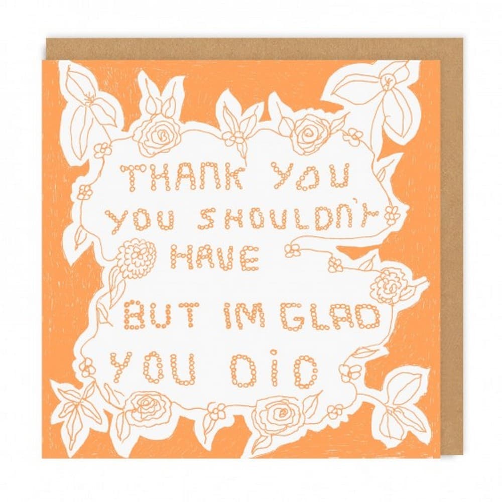Ohh Deer You Shouldn´t Have Thank You Card