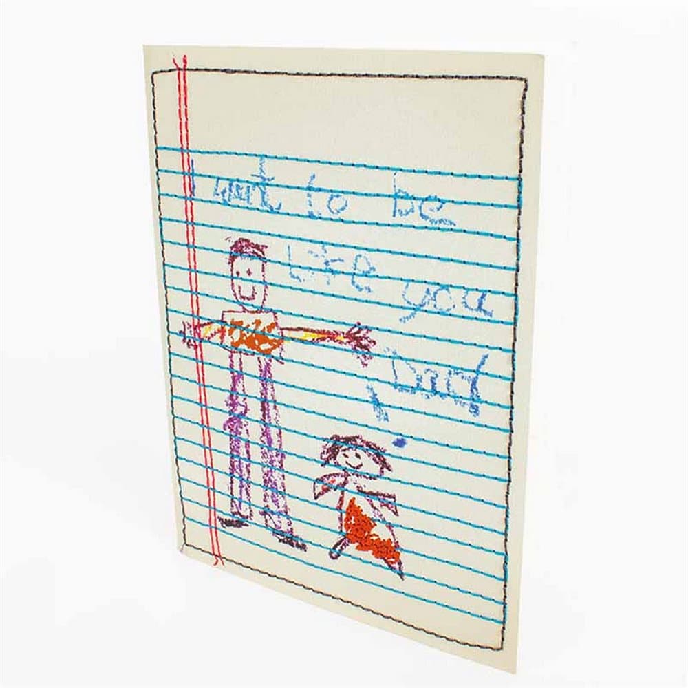 I Want To Be Like You Dad Fabric Card