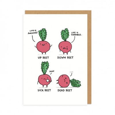 Ohh Deer Beets Greeting Card