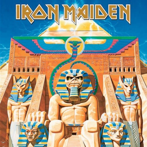 Iron Maiden Greetings Card: Powerslave