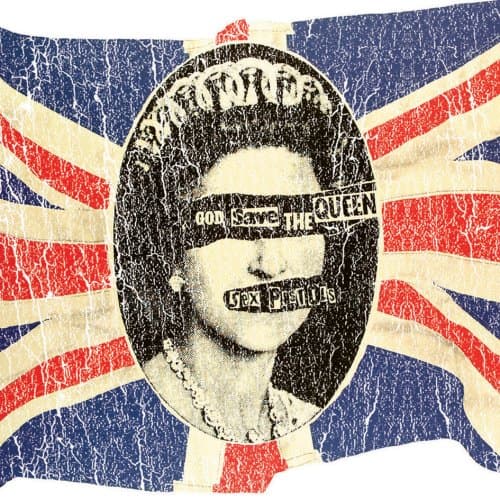 The Sex Pistols Greetings Card: Union Jack
