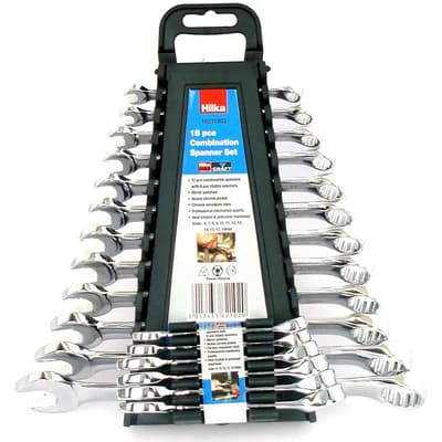 Hilka Combi Metric Spanner Set (18 Pieces)