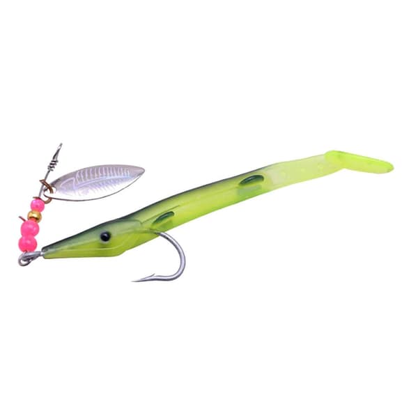 Spinnare Soft Bait Skinny Pike 120 mm - Grön