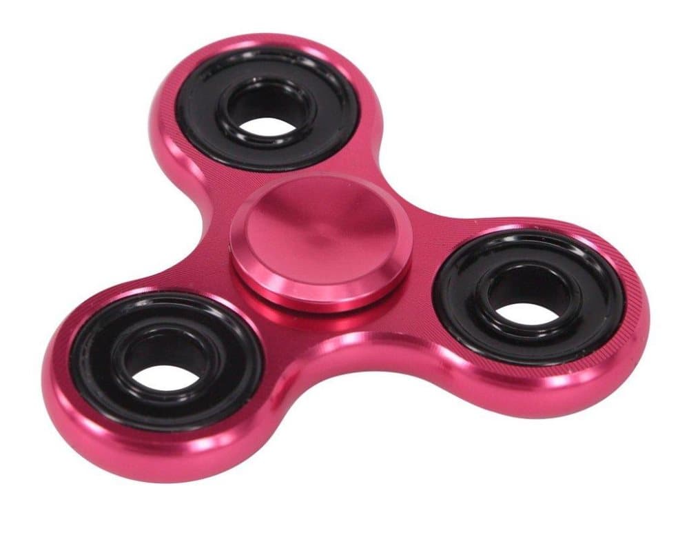 Fidget Spinner - Aluminium - Rosa guld