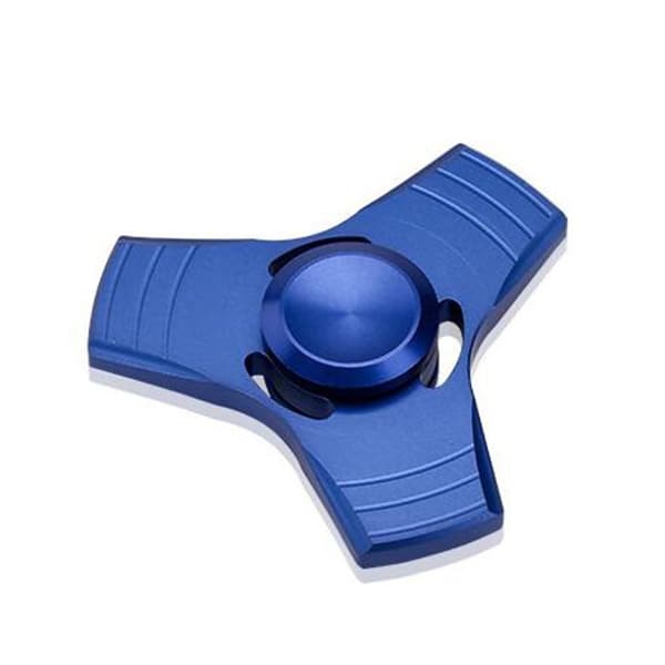 Fidget Spinner - Aluminium - Blå