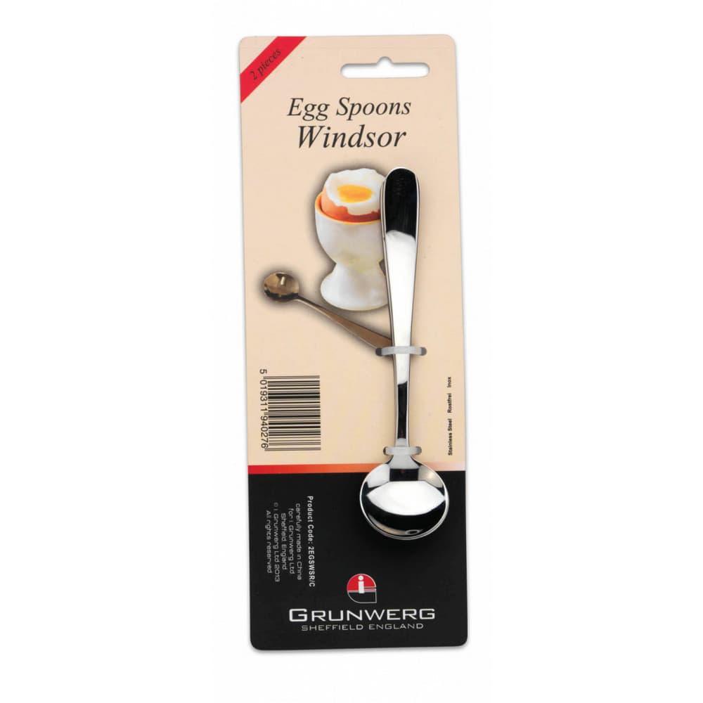 Grunwerg Windsor Egg Spoons (Pack of 2)