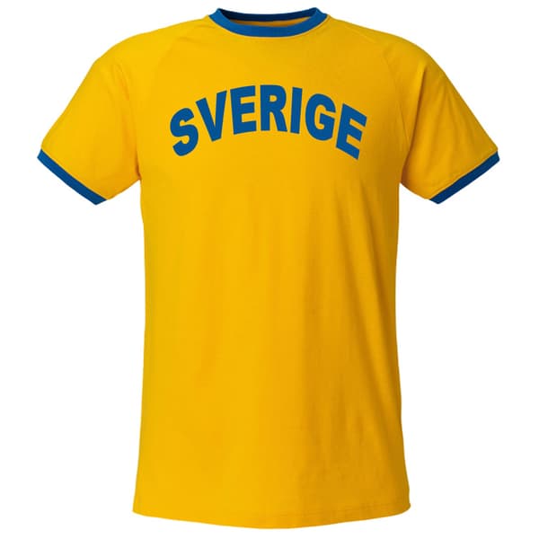 Sverige tipped T-shirt - Barn storlekar
