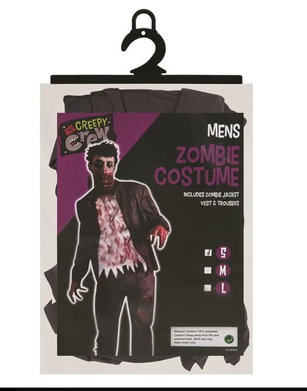 Halloween maskeraddräkt - Zombie