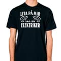 Miniatyrbild 1 av 2: Elektriker T-shirt  - Lita på mig jag är Elekriker