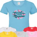Miniatyrbild 4 av 8: Mamma dam t-shirt - flera färger - Blom