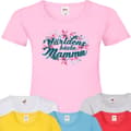 Miniatyrbild 5 av 8: Mamma dam t-shirt - flera färger - Blom