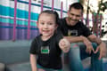 Miniatyrbild 2 av 4: Familje Batteri T-shirt - Pappa Mamma Son & dotter designs