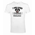 Miniatyrbild 1 av 2: Dalmatian Kikande hund t-shirt - Rather be with...