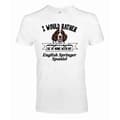 Miniatyrbild 1 av 2: English springer spaniel Kikande hund t-shirt - Rather be with..