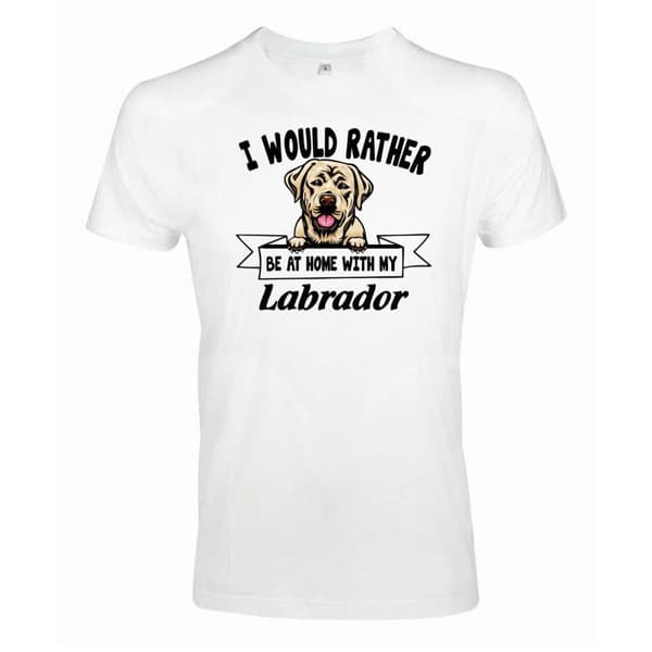 Golden Labrador Kikande hund t-shirt - Rather be with...