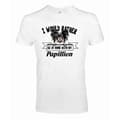 Miniatyrbild 1 av 2: Papillion Kikande hund t-shirt - Rather be with...