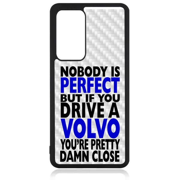 Samsung S20 Plus skal med Nobody is perfect Volvo design