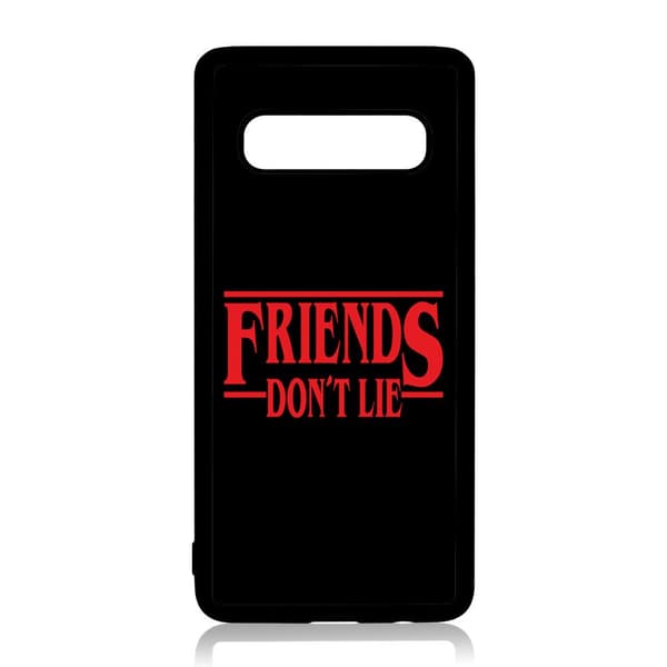 Samsung S10 skal med Freinds don't Lie Stranger things inspirerad