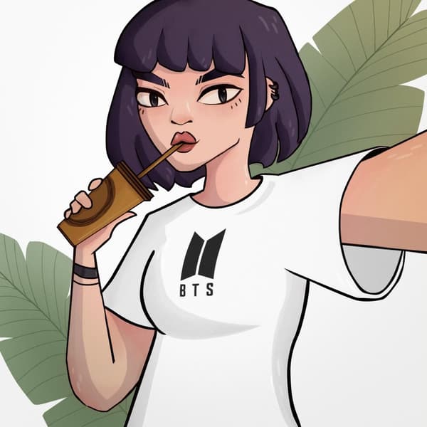 Bts T-shirt Kpop SUGA tröja - Vit t-shirt