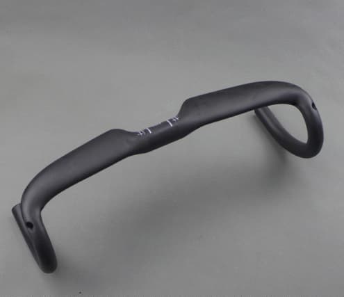 Carbon bøjet racing styr / kryds regel 400mm