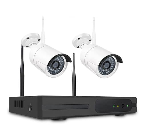 SUMOGUARD Övervakningssystem 2st kameror Wi-fi 720P HD 1TB