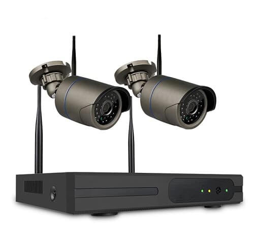 SUMOGUARD Övervakningssystem 2st kameror Wi-fi 720P HD 1TB