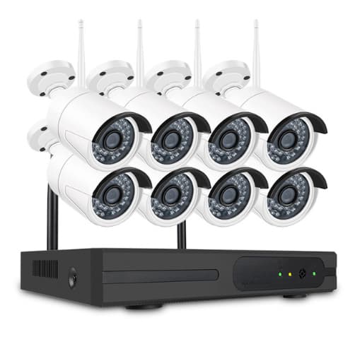 SUMOGUARD Övervakningssystem trådlöst Wi-fi 720P HD Mikrofon