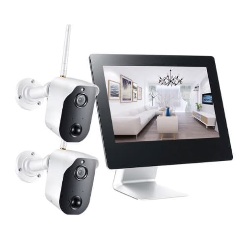 ANRAN WiFi Övervakningssystem 1080P 9" LCD-skärm touch
