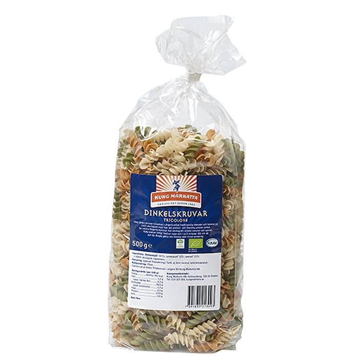 Dinkelskruvar Tricolore, 500 g