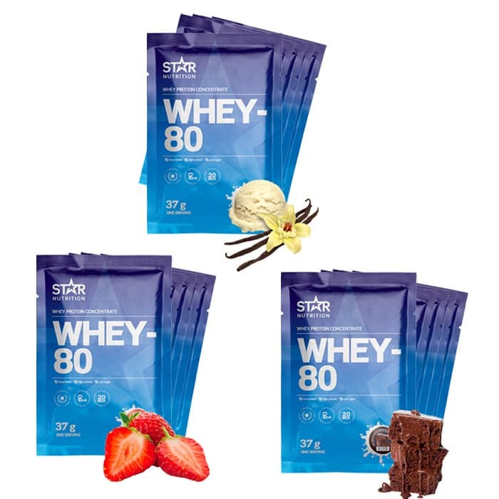 15 x Whey-80 One Serving, 37 g